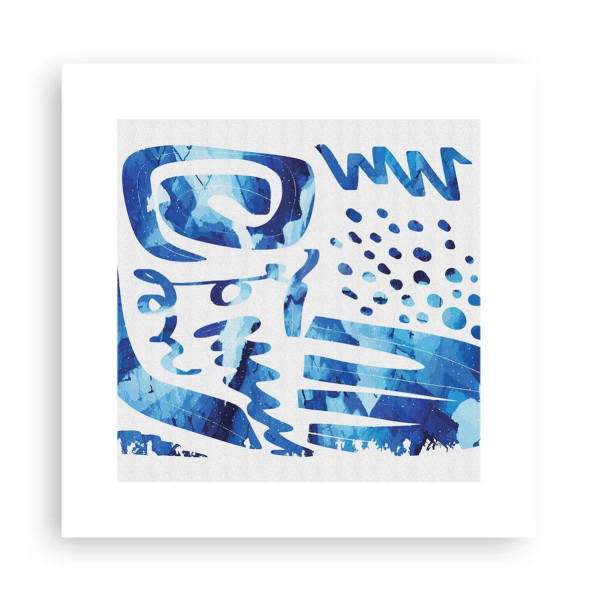 Poster - Terug naar de wortels - 30x30 cm