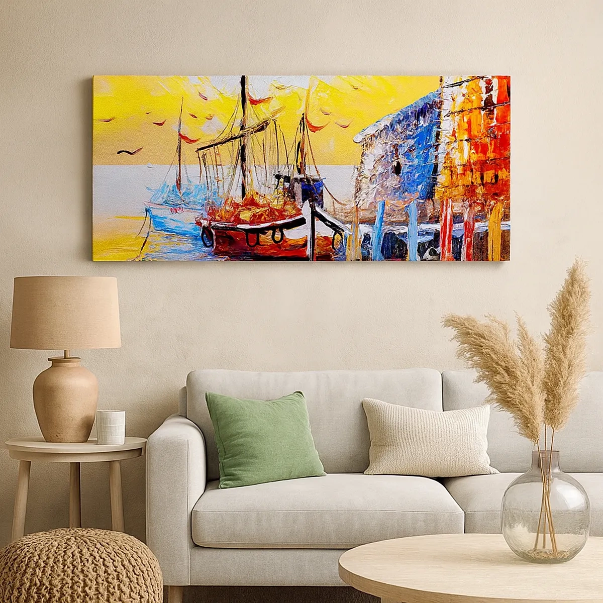 Schilderen op canvas - Gelukkige terugkeer - 30x30 cm