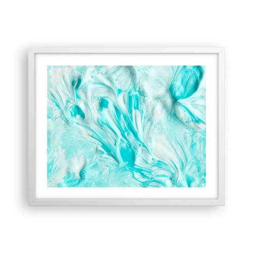 Poster in een witte lijst - Voor altijd samen - 50x40 cm