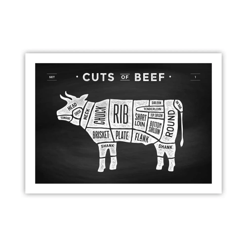 Poster - Slagers ABC - 70x50 cm