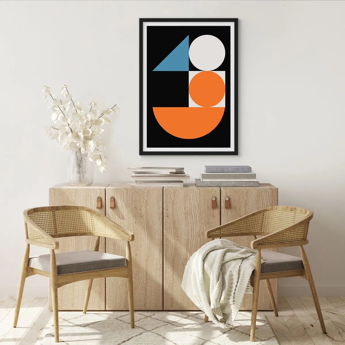 Poster in een zwarte lijst - Dacht lay-out - 61x91 cm