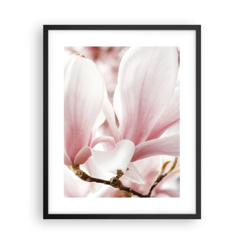 Poster in een zwarte lijst - Een overvloed aan tederheid - 40x50 cm