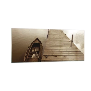 Schilderen op glas - Grote vrede - 100x40 cm