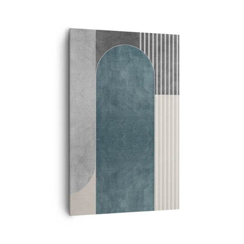 Schilderen op canvas - Compositie op niveau - 80x120 cm