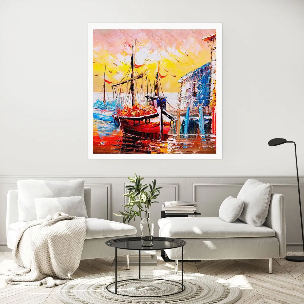 Poster - Gelukkige terugkeer - 60x60 cm