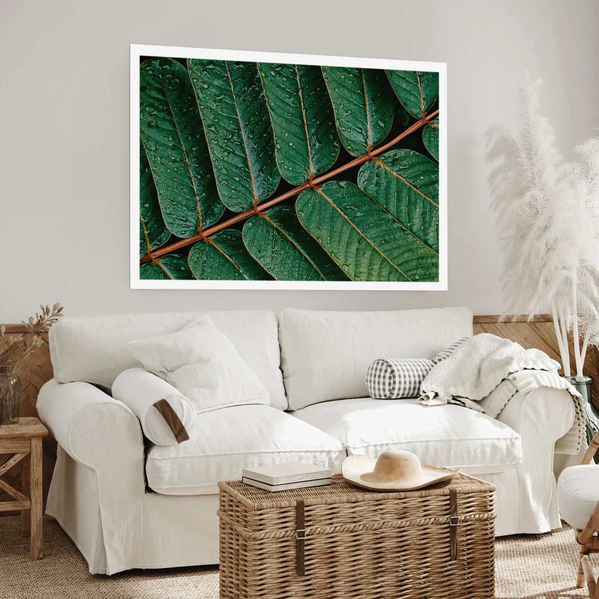 Poster - In een groen ritme - 50x40 cm