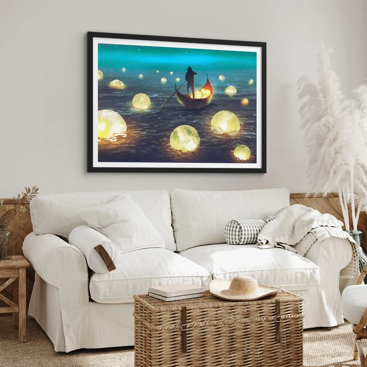 Poster in een zwarte lijst - Dingen waar filosofen nooit van hebben gedroomd - 91x61 cm