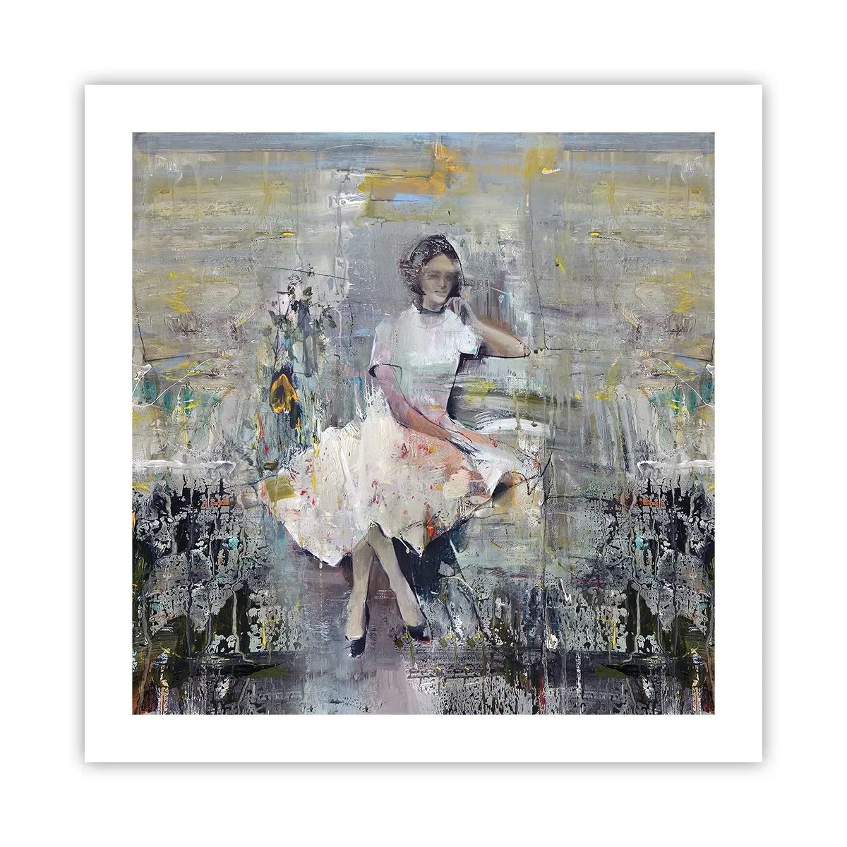 Poster - Klassiek en modern - 50x50 cm