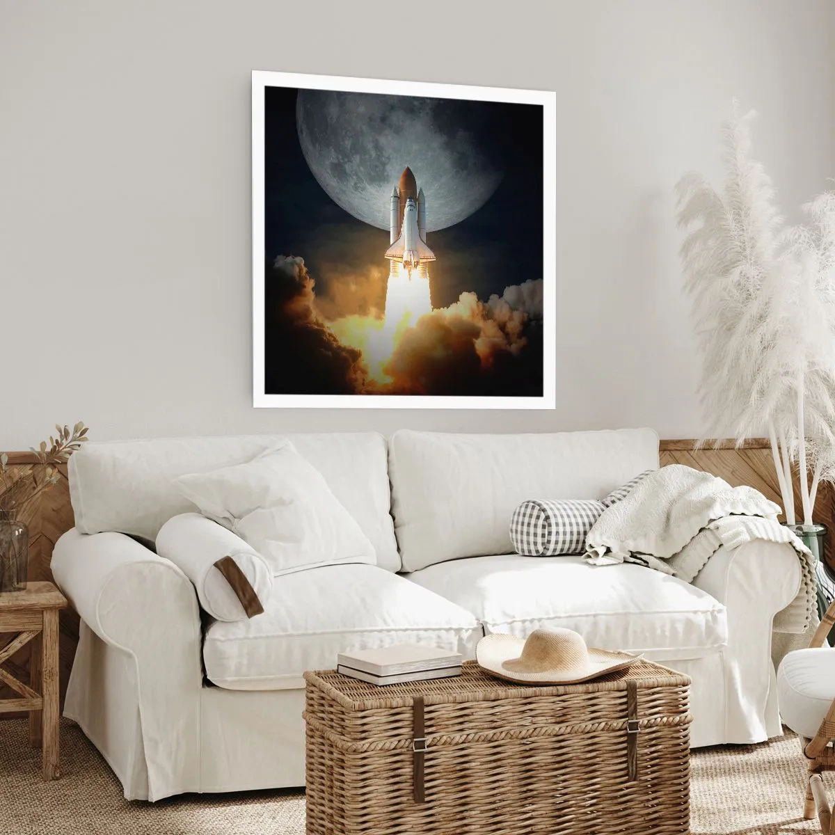 Poster - Het begin van een onaards avontuur - 50x50 cm