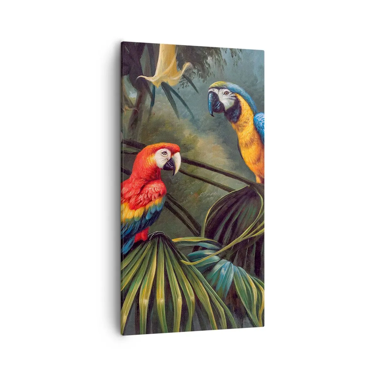 Schilderen op canvas - Romantiek in de tropen - 55x100 cm