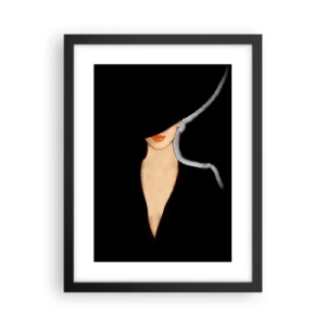 Poster in een zwarte lijst - Elegantie en stijl - 30x40 cm