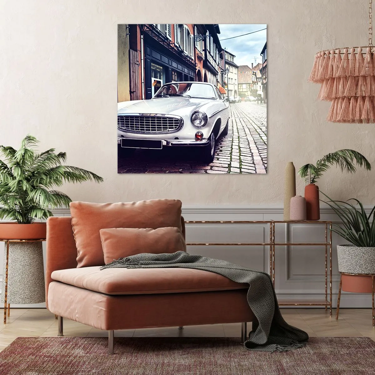 Schilderen op canvas - Het verleden is vandaag - 60x60 cm