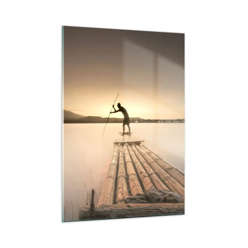 Schilderen op glas - Voor het slapen gaan - 50x70 cm