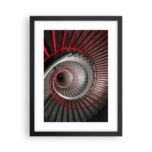 Poster in een zwarte lijst - Architectuur plezier - 30x40 cm