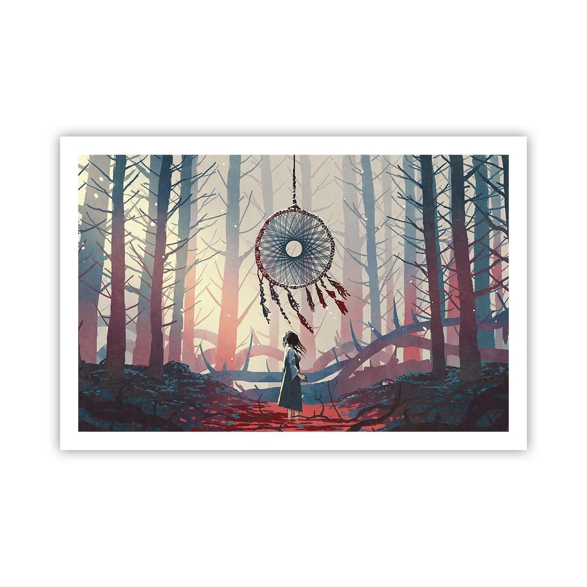 Poster - Een geheim ritueel van geluk - 91x61 cm