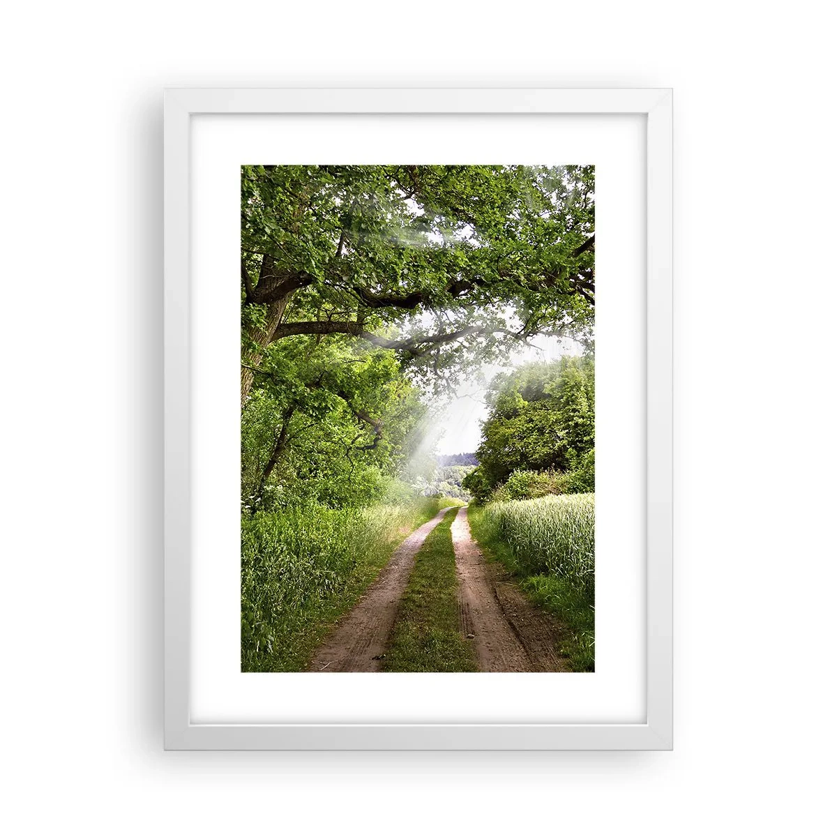 Poster in een witte lijst - Et in Arcadia ego - 30x40 cm