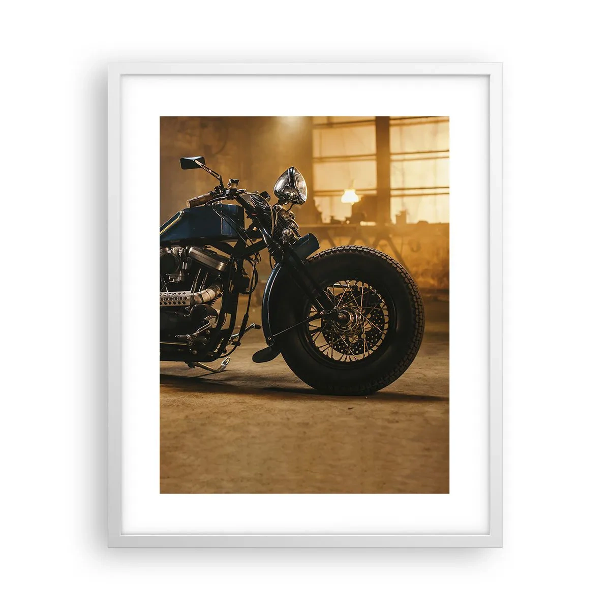 Poster in een witte lijst - Ik kan alles - 40x50 cm