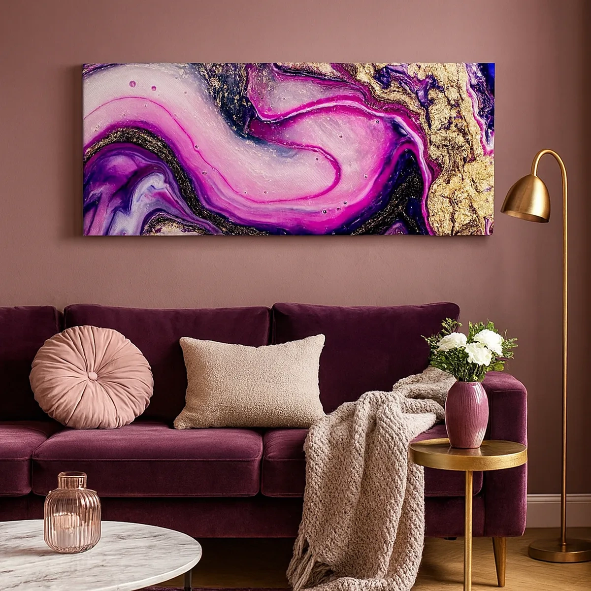 Schilderen op canvas - Een momentje achter de schermen - 30x30 cm