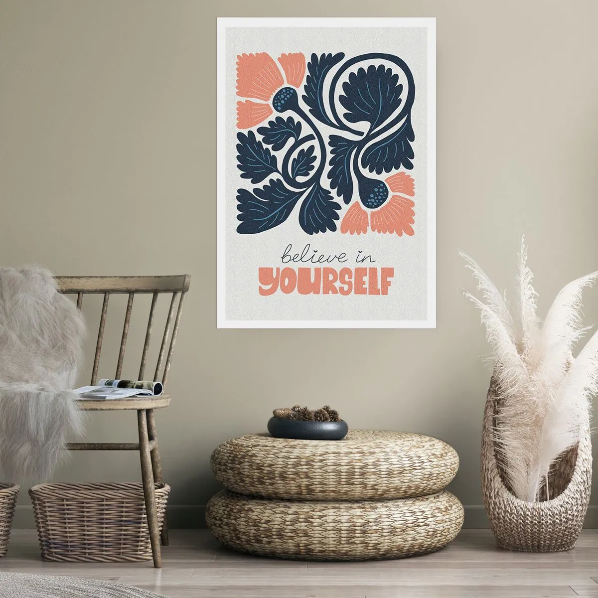 Poster - En jij bloeit ook - 70x100 cm