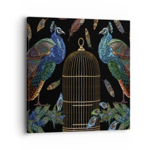 Schilderen op canvas - In koninklijke gewaden - 40x40 cm