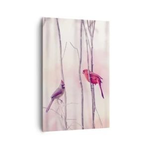 Schilderen op canvas - Verhaal van het roze woud - 80x120 cm