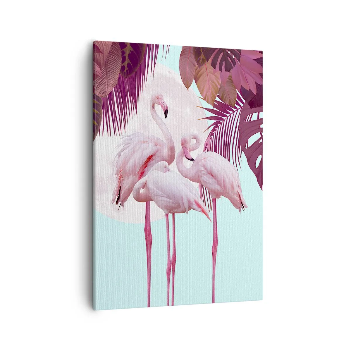 Schilderen op canvas - Drie vogel genaden - 50x70 cm