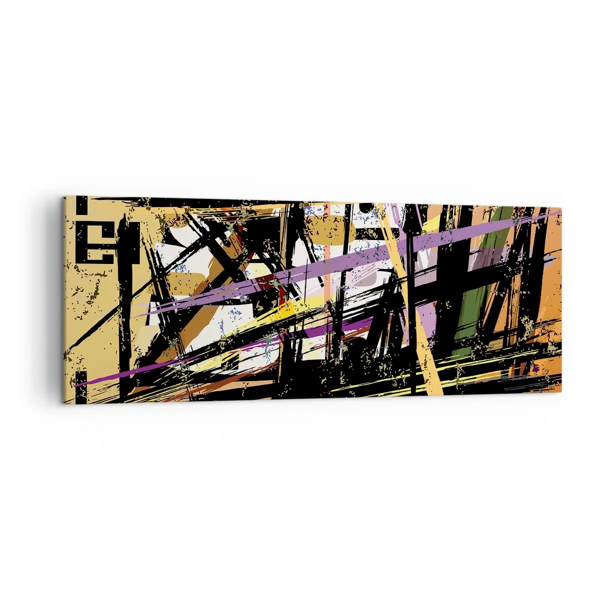 Schilderen op canvas - Een scherp snijden - 140x50 cm