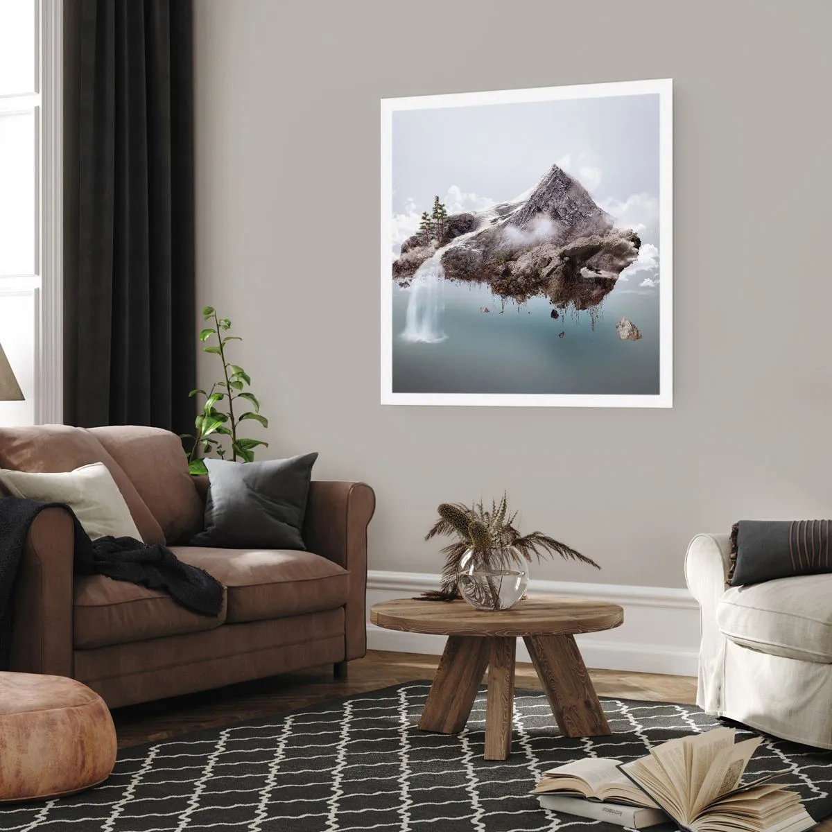 Poster - Gezien met het oog van een surrealist - 50x50 cm