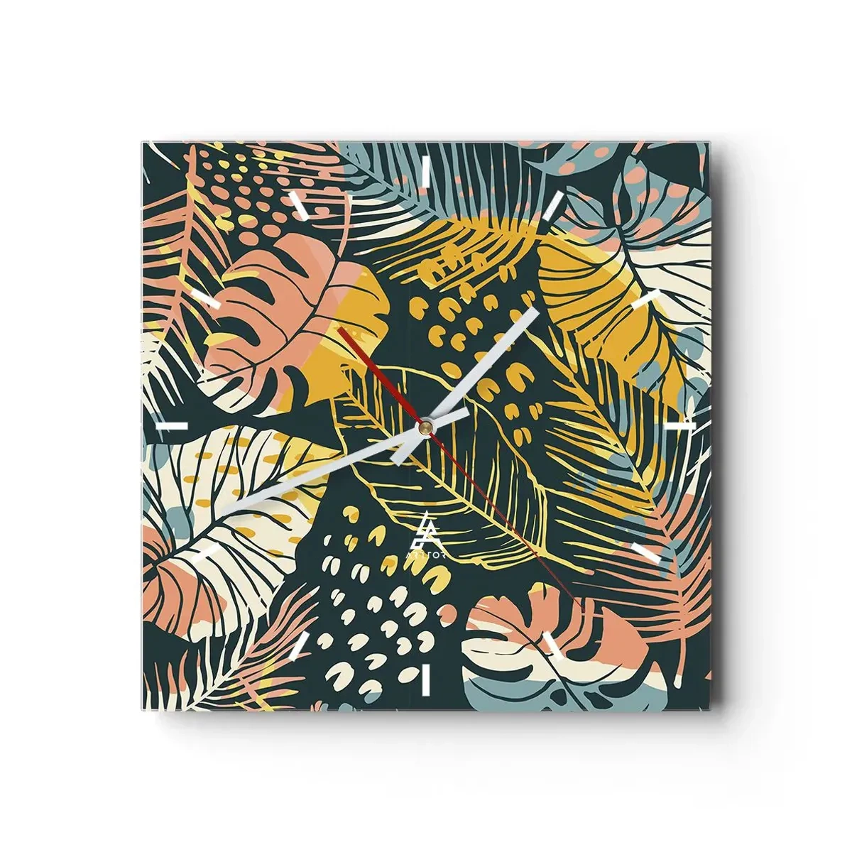 Wandklok - Klok - Lommerrijke fantasie - 40x40 cm