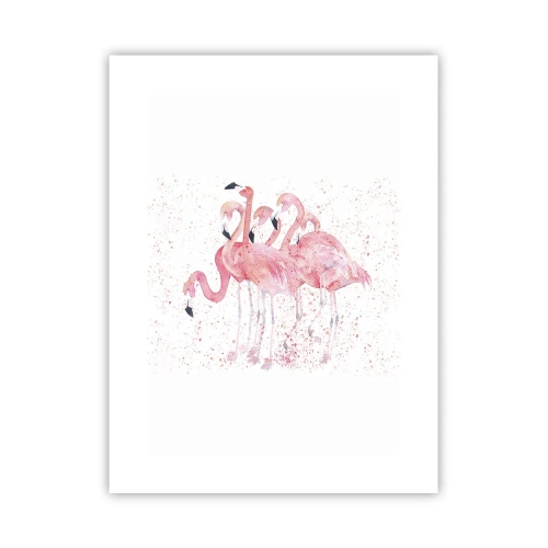 Poster - Roze ensemble - 30x40 cm