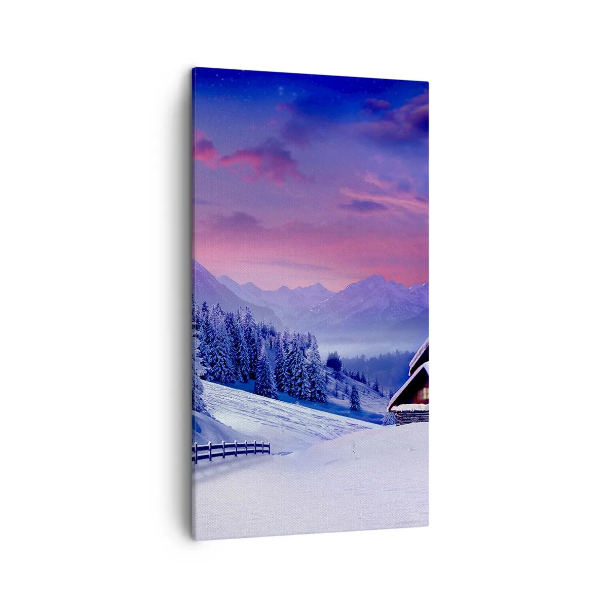 Schilderen op canvas - Stille nacht - 45x80 cm