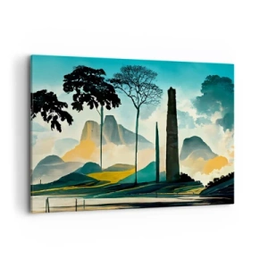 Schilderen op canvas - Nog hoger en hoger - 120x80 cm