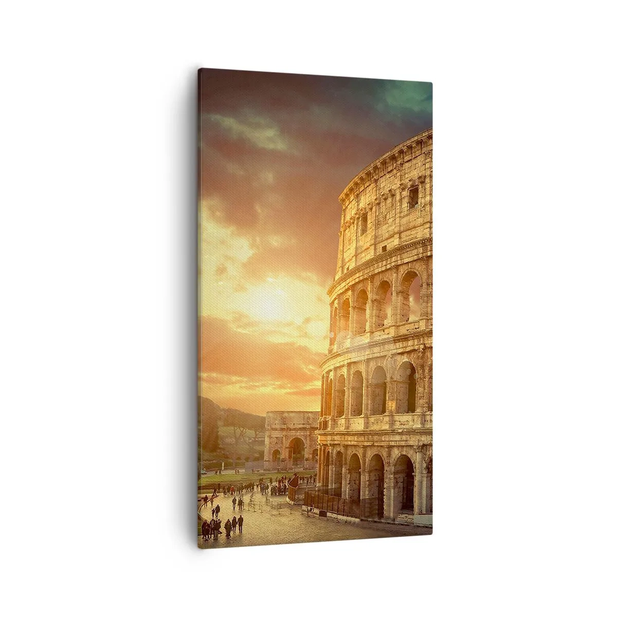 Schilderen op canvas - Een kolossale indruk - 55x100 cm