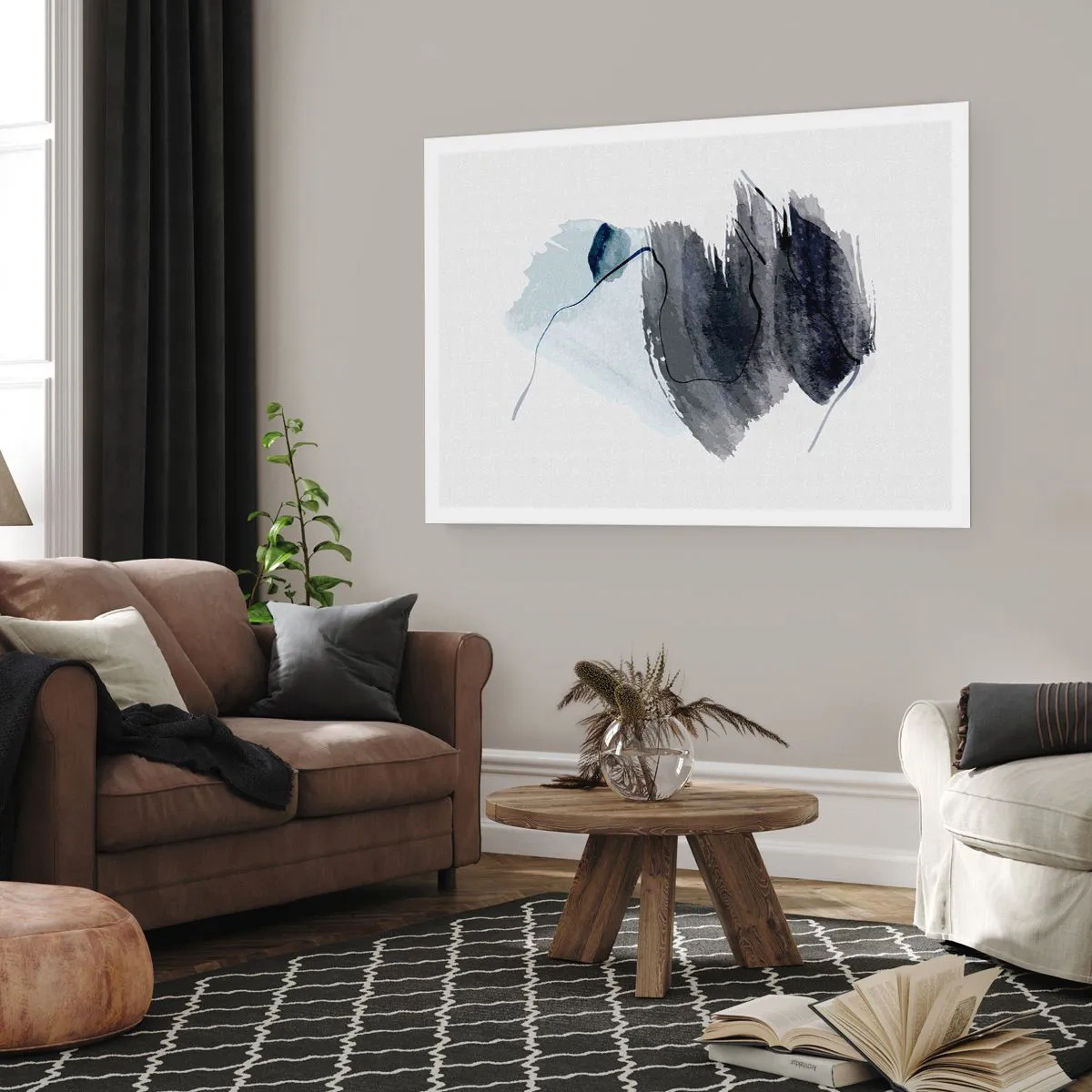 Poster - Intensiteit en beweging - 100x70 cm