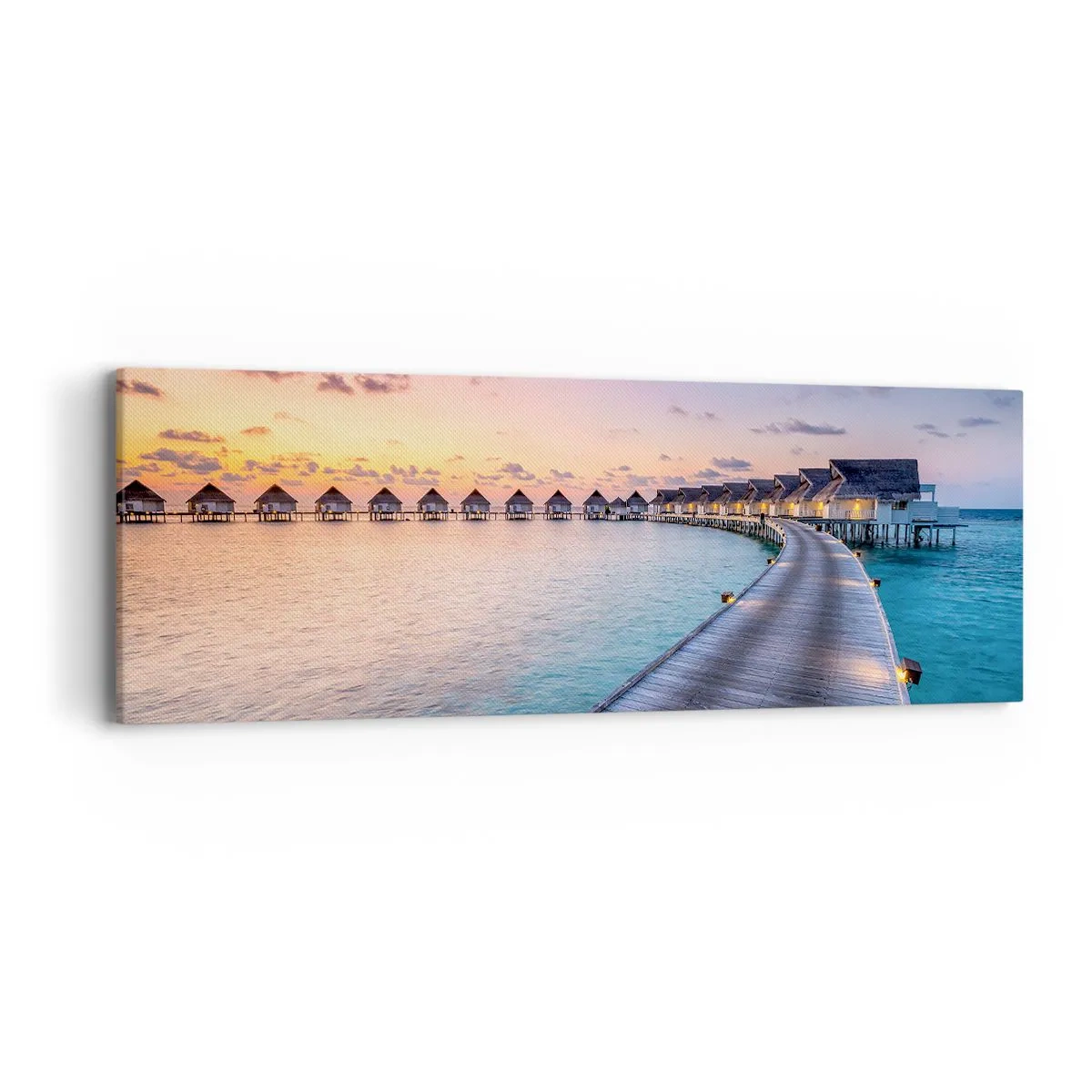 Schilderen op canvas - Vakantie - terug naar de bronnen - 90x30 cm