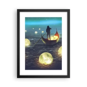 Poster in een zwarte lijst - Dingen waar filosofen nooit van hebben gedroomd - 30x40 cm