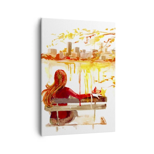 Schilderen op canvas - Een moment van bezinning - 50x70 cm