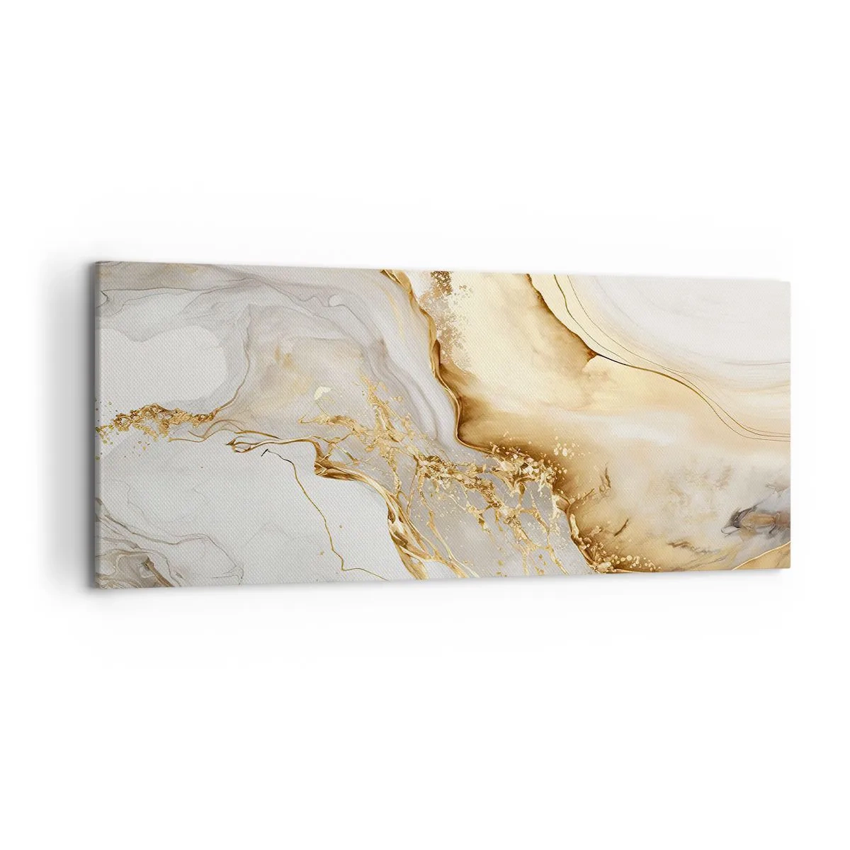 Schilderen op canvas - Abstractie: schoonheid en goedheid - 120x50 cm