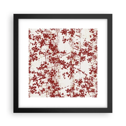 Poster in een zwarte lijst - Zoals oud calico - 30x30 cm