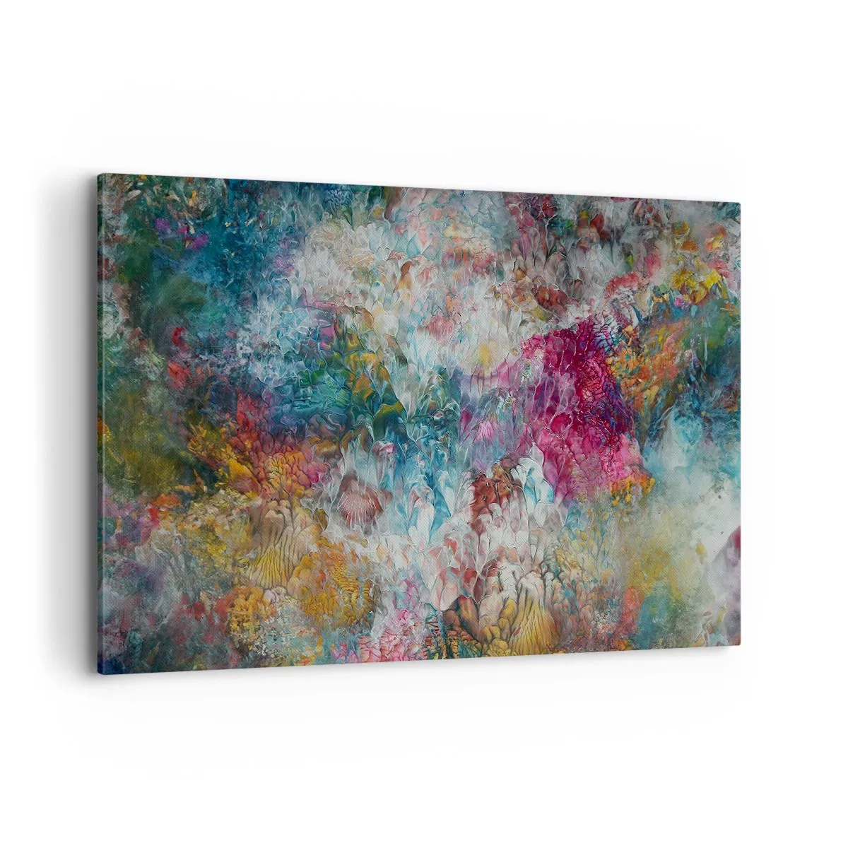 Schilderen op canvas - Volledig in bloei - 100x70 cm