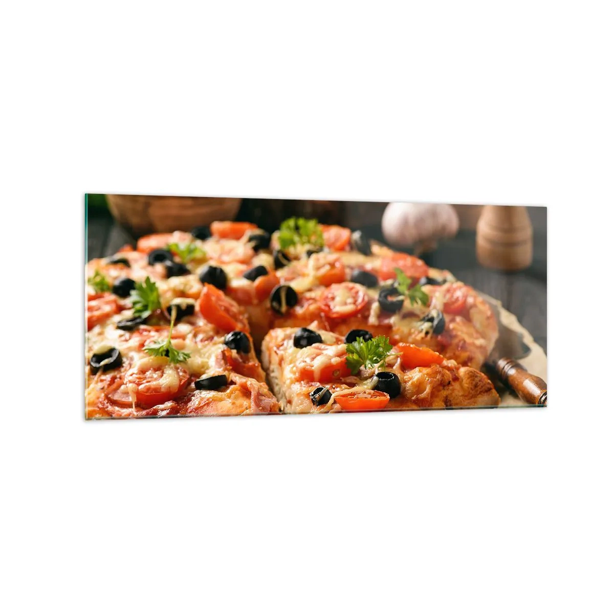 Schilderen op glas - Je bent er weer mee weggekomen - 120x50 cm