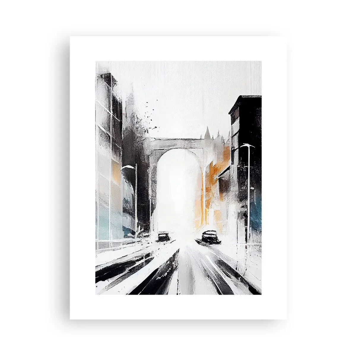 Poster - Stadsstudie: architectuur en beweging - 30x40 cm