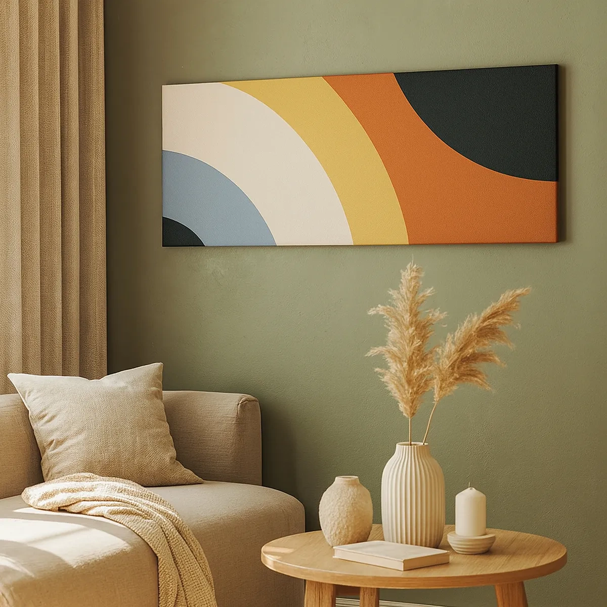 Schilderen op canvas - Naar mezelf toe - 30x30 cm