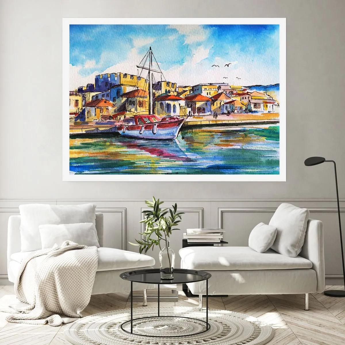 Poster - Regenboogmiddag - 100x70 cm