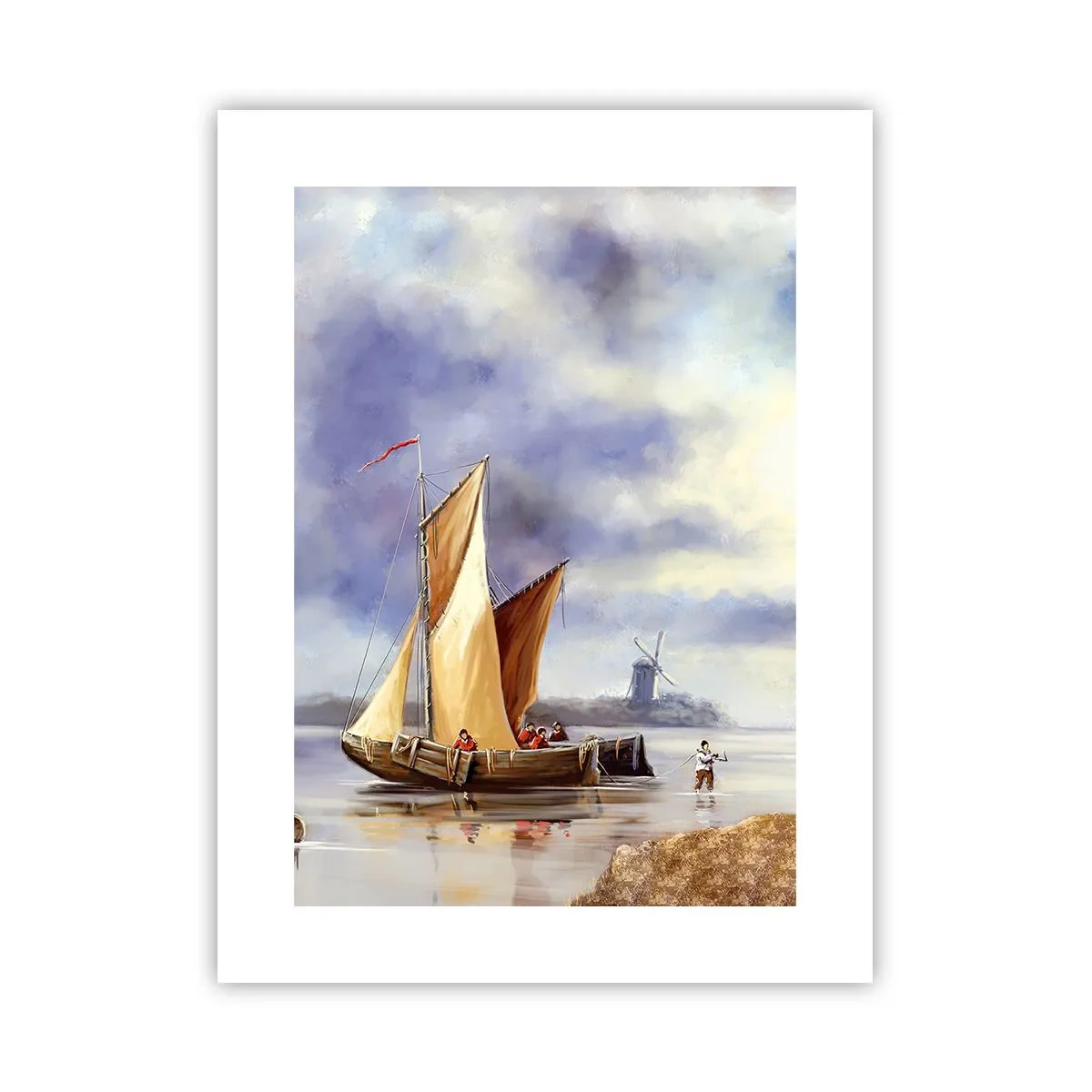 Poster - De terugkeer van zeelieden - 30x40 cm