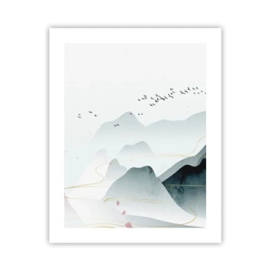 Poster - Over de toppen - 40x50 cm