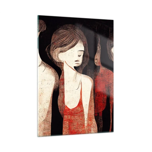 Schilderen op glas - Madonna's van duisternis - 50x70 cm