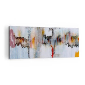 Schilderen op canvas - Een stok op het water - 100x40 cm