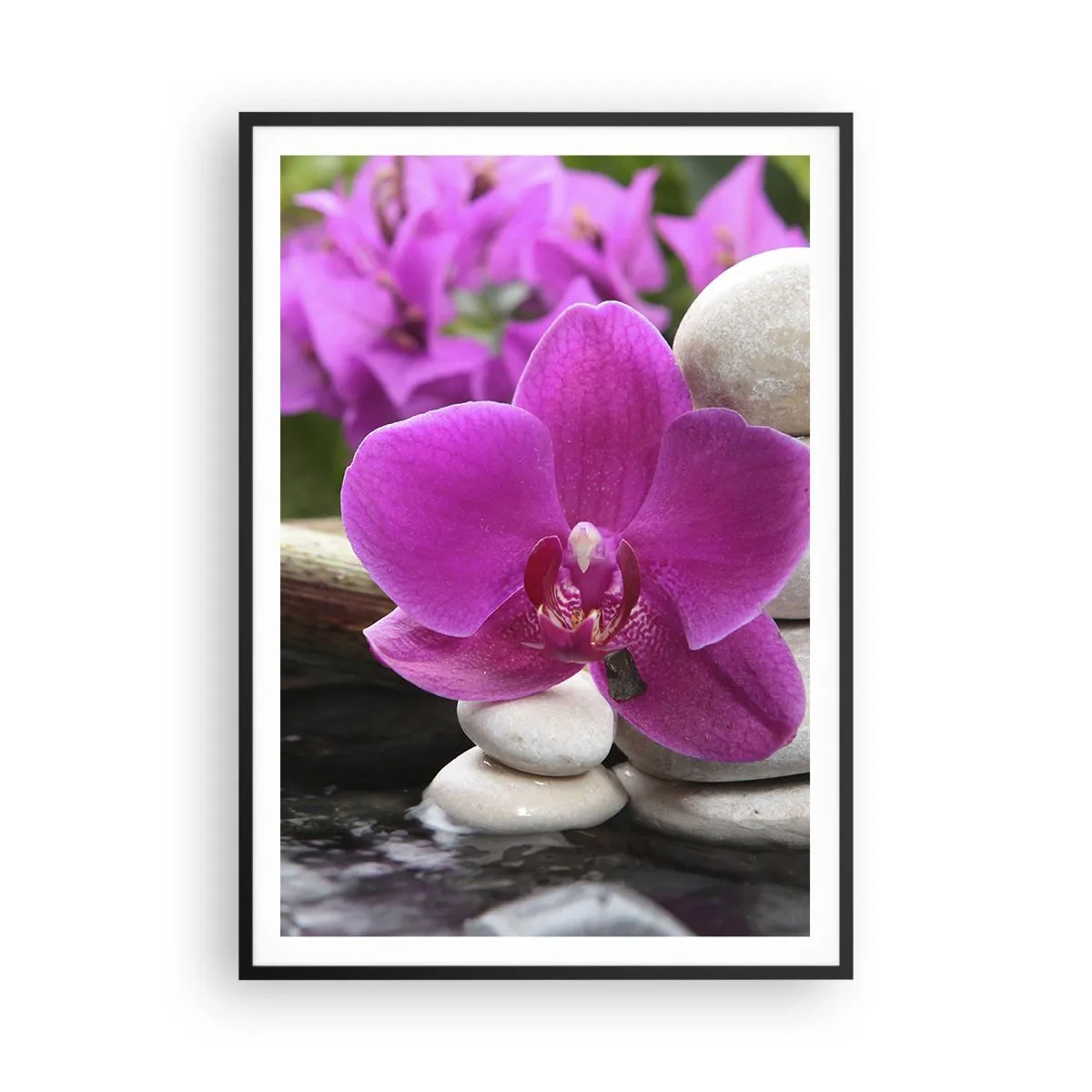 Poster in een zwarte lijst - Je bent al aan het rusten - 70x100 cm