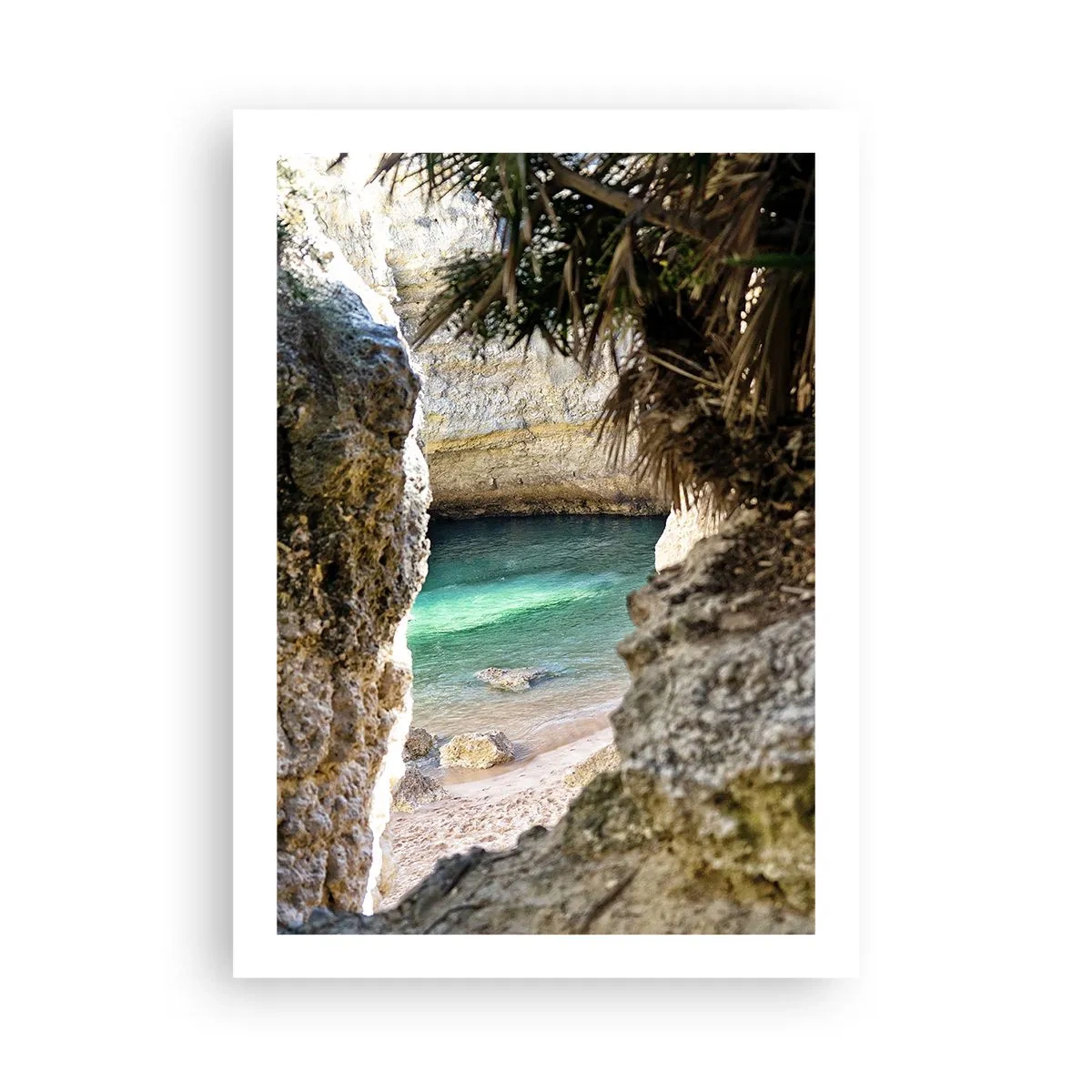 Poster - Turkoois baai - 50x70 cm